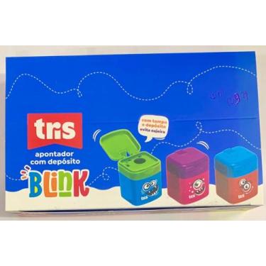 Imagem de Apontador simples com deposito tris blink dp, Azul
