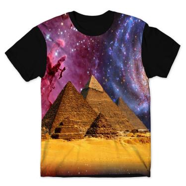 Imagem de Camiseta As Braba Masculina Full Print Piramide Galaxia