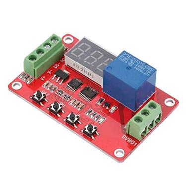 Imagem de Comparador de tensão digital 12V / 24V, módulo comparador de tensão DVB01 Proteção contra descarga de carga vermelha, medição de tensão, sobretensão, subtensão, módulo de proteção contra sobrecarga (24V)