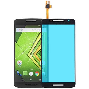 Imagem de LIYONG Peças sobressalentes painel de toque de reposição para Motorola Moto X Play (preto) peças de reparo (cor preta)