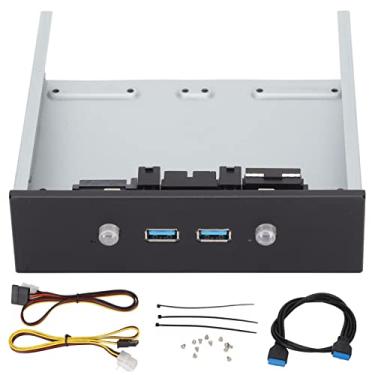 Imagem de Zyyini Painel frontal USB 3.0, disco rígido PH7 Desktop Computer Optical Bit controlador interruptor interruptor de alimentação conector do painel frontal, para controle de vários discos rígidos, comutação de vários sistemas, unidades ópticas (PH7)