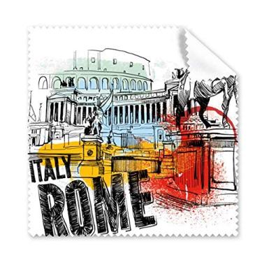 Imagem de Pano de limpeza de tela de telefone com paisagem romana da Itália Roma 5 peças