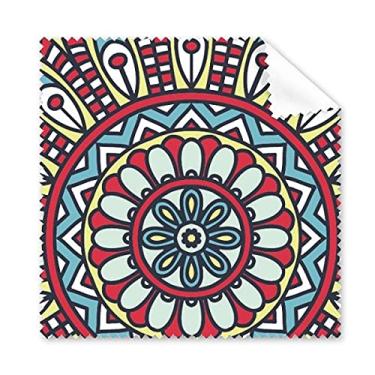 Imagem de Pano de limpeza de tela de telefone pano de limpeza de arte colorido vermelho azul 5 peças