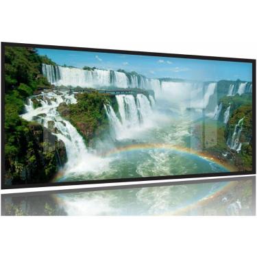 Imagem de Quadro Decorativo Paisagem Cataratas Do Iguaçu - 130x60 Moldura Preta 2x2