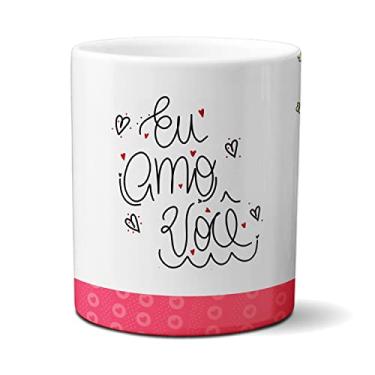 Imagem de Caneca Flork Namorados Apaixonados No Balanço Eu Amo Você (Branca)