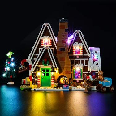 Imagem de BRIKSMAX Led Lighting Kit for Creator Gingerbread House - Compatible with Lego 10267 Building Blocks Model- Not Include The Lego Set