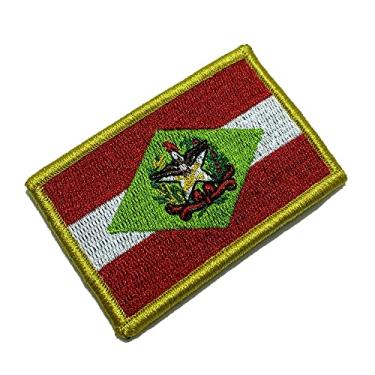 Imagem de BE0168V01 Bandeira Santa Catarina Bordado Fecho Contato