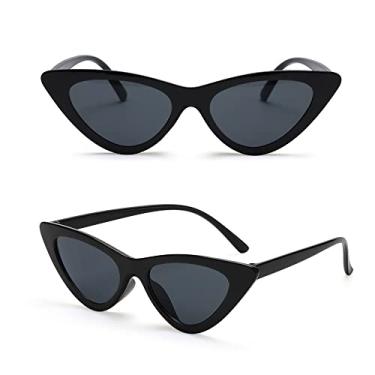 Imagem de 1 peça Óculos de Sol Sexy Cat Eye Triângulo Óculos Retro Feminino UV400 Óculos de Sol Polarizado Streetwear Tendência Moda Senhoras Óculos, C1, Outros