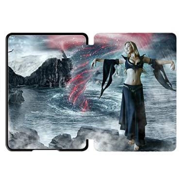 Imagem de Capa para Kindle Paperwhite (serve apenas para 10ª geração de 2018, modelo PQ94WIF) – Capa durável à prova d'água com despertar/hibernação automática