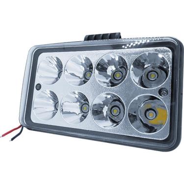 Imagem de Farol De Led Luz Branca Off Road Trator Com 24W 10-80V Rayx