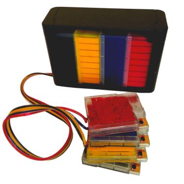 Imagem de Bulk Ink compatível 8620, 8610, 8600, 8100, Chip Ful, Tintas pigmentadas