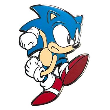 Imagem de Speedy Sonic - Broche colecionável clássico do Sonic The Hedgehog