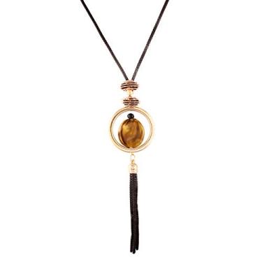 Imagem de Colar feminino I Jewels indiano bollywood banhado a ouro chique elegante para festa (CH35G)