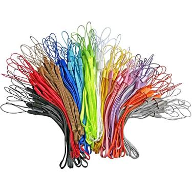 Imagem de ColorYourLife 120 Pcs Wrist Straps Strings Lanyards for USB Flash Drive Memory Stick Capacitive Stylus Pens - Assorted Colors