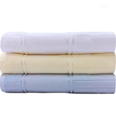 Imagem de Jogo de Toalha 3 Peças Banho Aveludado Para Bordar - Artesanalle Dohler - Emcompre