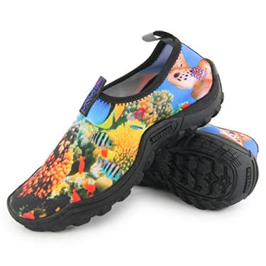 Imagem de Genérico Sapatilha Náutica Neoprene Mergulho Trilha Adventure Bike 37 Multicolor Unissex Adulto