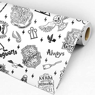 Imagem de Papel de Parede Decoração Adesivo Autocolante Geek Filme Harry Potter Decore Quarto Sala 2 Metros