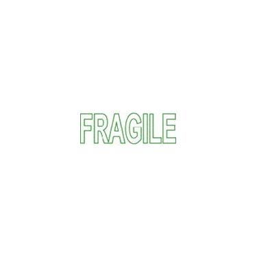 Imagem de Carimbo de autotintagem FRAGILE - Verde