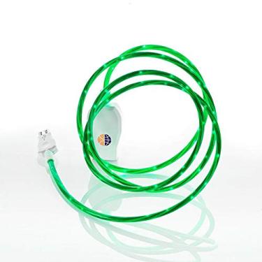 Imagem de Cabo Carregador Celular Luminoso Micro USB VERDE