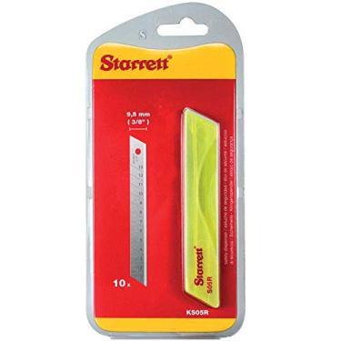 Imagem de Kit c/ 10 Lâminas Estilete Estreito 9,5mm Starret