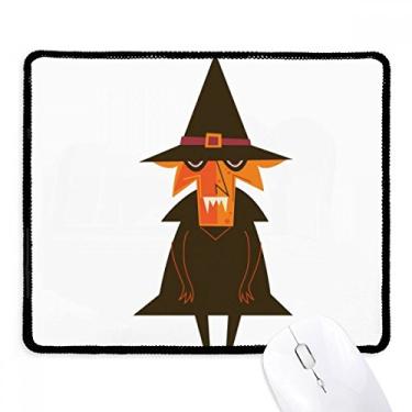 Imagem de Mousepad Mágico Fear Halloween Ghost Happy borda costurada tapete de borracha para jogos