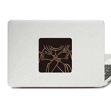 Imagem de Adesivo cultura religião mão busto decalque vinil paster laptop decoração PC