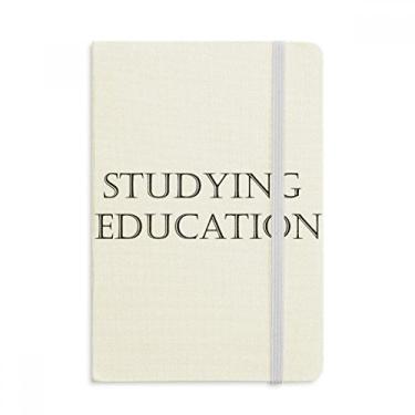 Imagem de Caderno de frases curtas para estudar educação, capa dura oficial, diário clássico