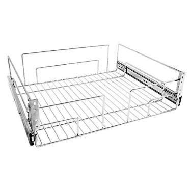 Imagem de Gaveta Aramada Deslizante 87cm Módulo 90cm Inox Jomer 3376