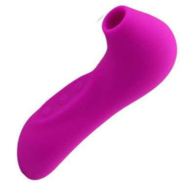 Imagem de Vibrador e Sucção sugador Para Mulheres Sugador Clitóris Estimulador Erótico Ponto G Feminino Portátil Recarregável (Rosa)