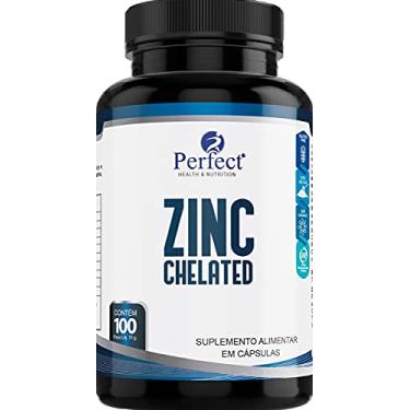 Imagem de Zinc Chelated 29 mg Perfect Health & Nutrition 100 Cápsulas