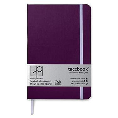 Imagem de Caderno Pautado taccbook® Púrpura 14x21 Ríg.