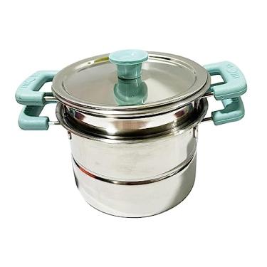 Imagem de Bothyi Frigideira E Frigideira de Frigideira Wok para Festa em Restaurante Casa, panela de sopa azul