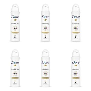Imagem de Dove Invisible Dry Desodorante Aerosol 89G (Kit C/06)