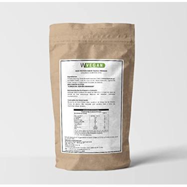 Imagem de Rice Protein 500g Paçoca 500 gramas Embalagem Refil WVegan - Proteina de Arroz Pacoca Vegano
