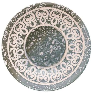 Imagem de Kit 12 Pratos Fundos Unni Elo Oxford Cerâmica 20,5cm