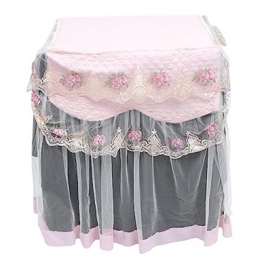 Imagem de Hemobllo Tampa Da Máquina De Lavar Roupa À Prova De Poeira Protetor Da Máquina De Lavar Roupa Decoração Da Porta Externa Decoração Ao Ar Livre Tampa Decorativa Da Secadora Máquina De Lavar