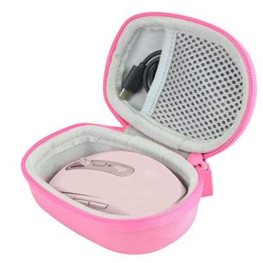 Imagem de co2CREA Capa rígida de substituição para Logitech MX Anywhere 3S Anywhere 3 Anywhere 2S Anywhere 2 Compact Performance Mouse (capa rosa)