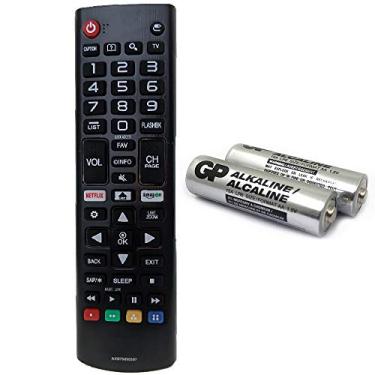 Imagem de AKB75095307 Replacement TV Remote for LG 43LG5500 49UJ6500 32LJ550B 55LJ5500 55UJ6050 43UJ6200 43UJ6500 43UJ6560 49UJ6500 49UJ6560 55UJ6520 55UJ6540 55UJ6580 60UJ6540 with GP Alkaline 2 pcs Batteries
