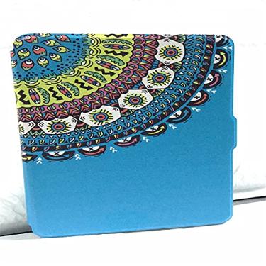 Imagem de CCOO Capa para Kindle Oasis à prova d'água com recurso de ativação automática apenas para Kindle Oasis de 7 polegadas (10ª geração, versão 2019 e 9ª geração, versão 2017), 55 padrões