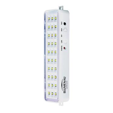 Imagem de Luminária de Emergência Blumenau Iluminação 30 LEDs 1W Bivolt