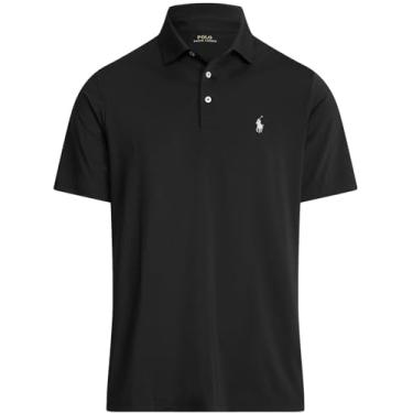 Imagem de Polo Ralph Lauren Camisas polo masculinas de alto desempenho, Ralph Lauren, preto, XXG