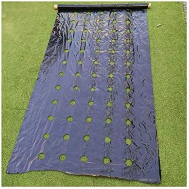 Imagem de Espessura biodegradável do filme 0.02mm da cobertura morta do controle da erva daninha, para a cobertura à terra das bordas do remendo dos vegetais, 0.95x50m com furos