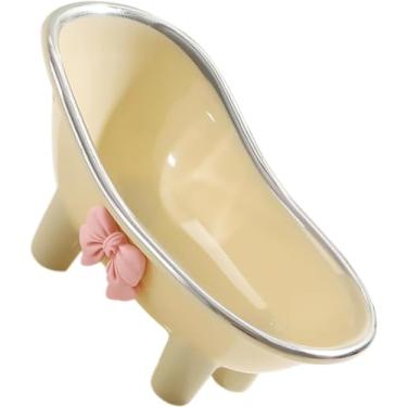 Imagem de Bandeja decorativa Bandejas de banheira para banheira Saboneteira para barra Saboneteira Saboneteira Bandeja de banheiro Saboneteira Suporte de chuveiro Saboneteira Pia de chuveiro Porta sabonetes Rec