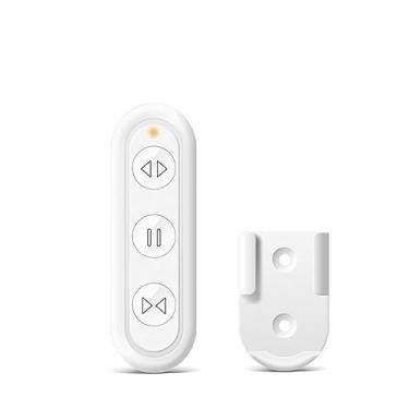 Imagem de XJRJ Tuya EU Interruptor de cortina de persiana WiFi – Estores elétricos motorizados com controle remoto, controle remoto branco