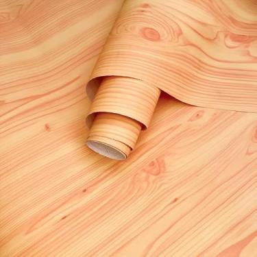 Imagem de Adesivo Para Piso Vinilico Autocolante 5mx61cm Varios Modelos, Proprio Para Chão De Quarto, Cozinha, Sala, Banheiro, Sala De Estar, Piso Em Rolo (P13 - Madeira Laranja)