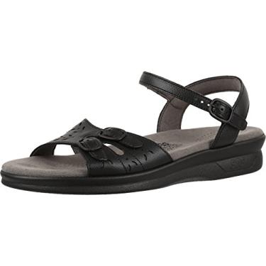 Imagem de SAS Womens Duo Open Toe Casual Slingback Sandals, Black, Size 8.0