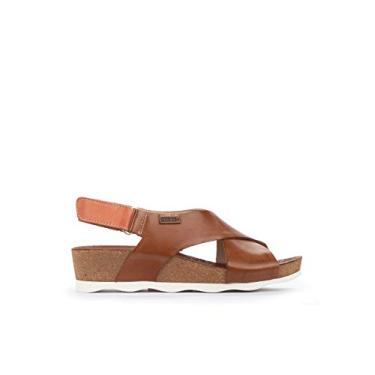 Imagem de PIKOLINOS Sandália feminina casual, Brandy, 5.5-6