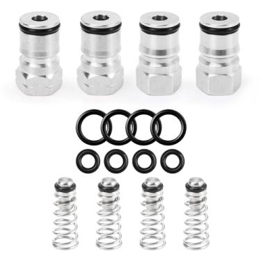 Imagem de WELLBOM 2 pares de pinos de barril de bloqueio de bola, 19/81.3 cm a 18 cm (19/81.3 cm) - 18 bornes de gás borne líquido Cornelius Corny Poppet Spring Kit de substituição de vedação de vedação para