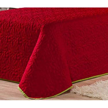 Imagem de Kit colcha Solteiro Petit 5 Peças Casaborda Vermelho