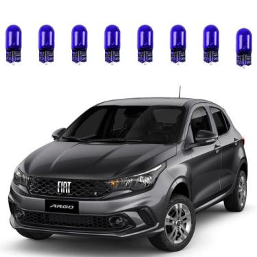 Imagem de Kit De Lampada Led Fiat Argo 22 Teto Placa Ré - BR18